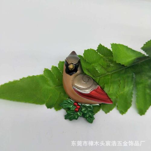 高品质金属喷漆抹油工艺品定制东莞工厂直销 锌合金小鸟活动礼品