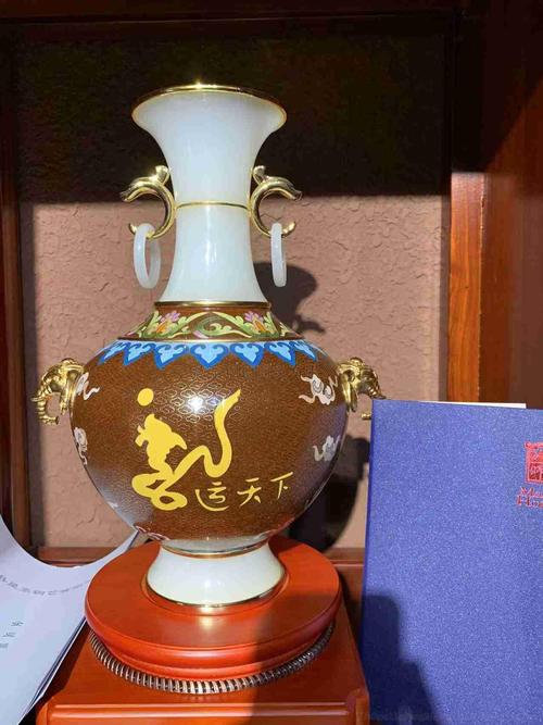 景泰蓝工厂定制加工景泰蓝铜胎掐丝珐琅工艺品花瓶摆件